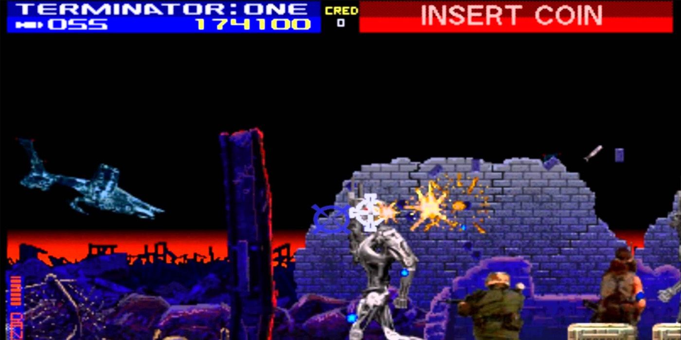 Terminator 2 Judgement Day arcade in game screenshot