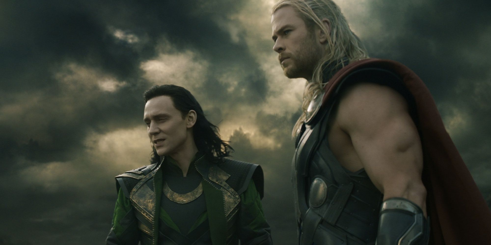 Thor and Loki standing in Thor: The Dark World