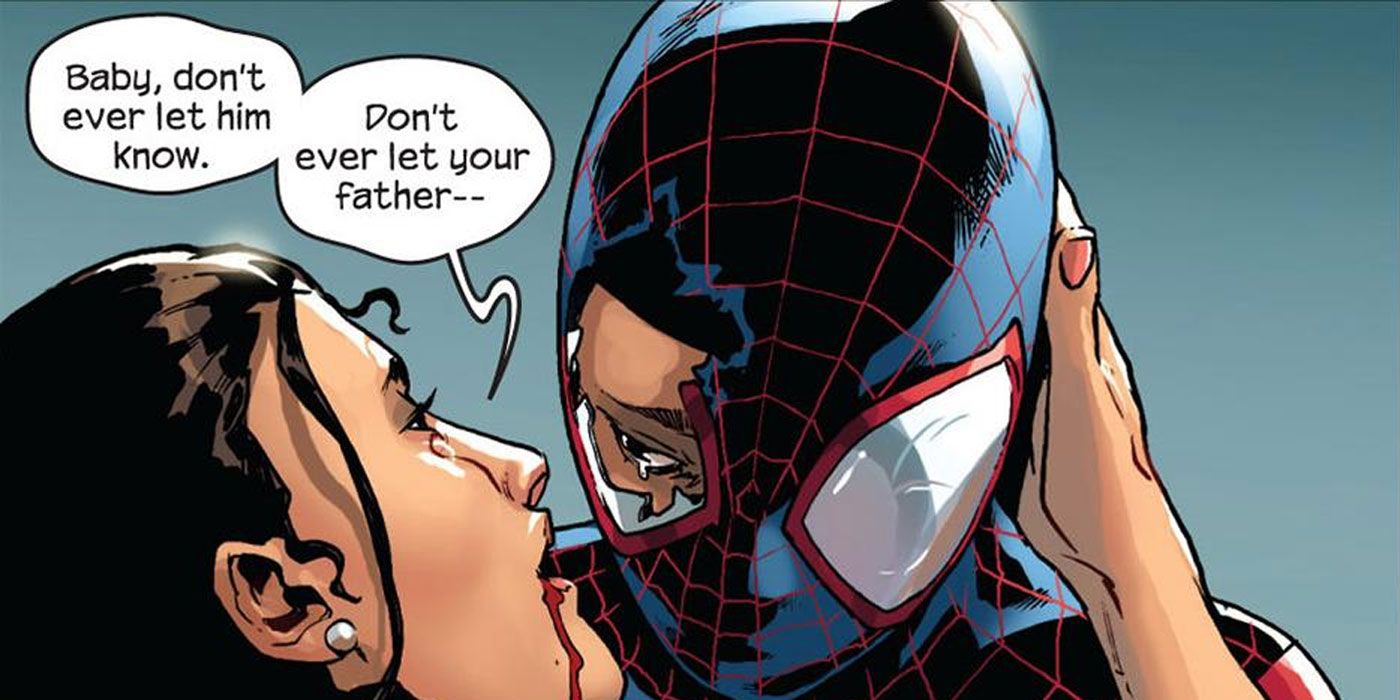 The death of Rio Morales in Ultimate Comics Spider-Man 22 by Sara Pichelli