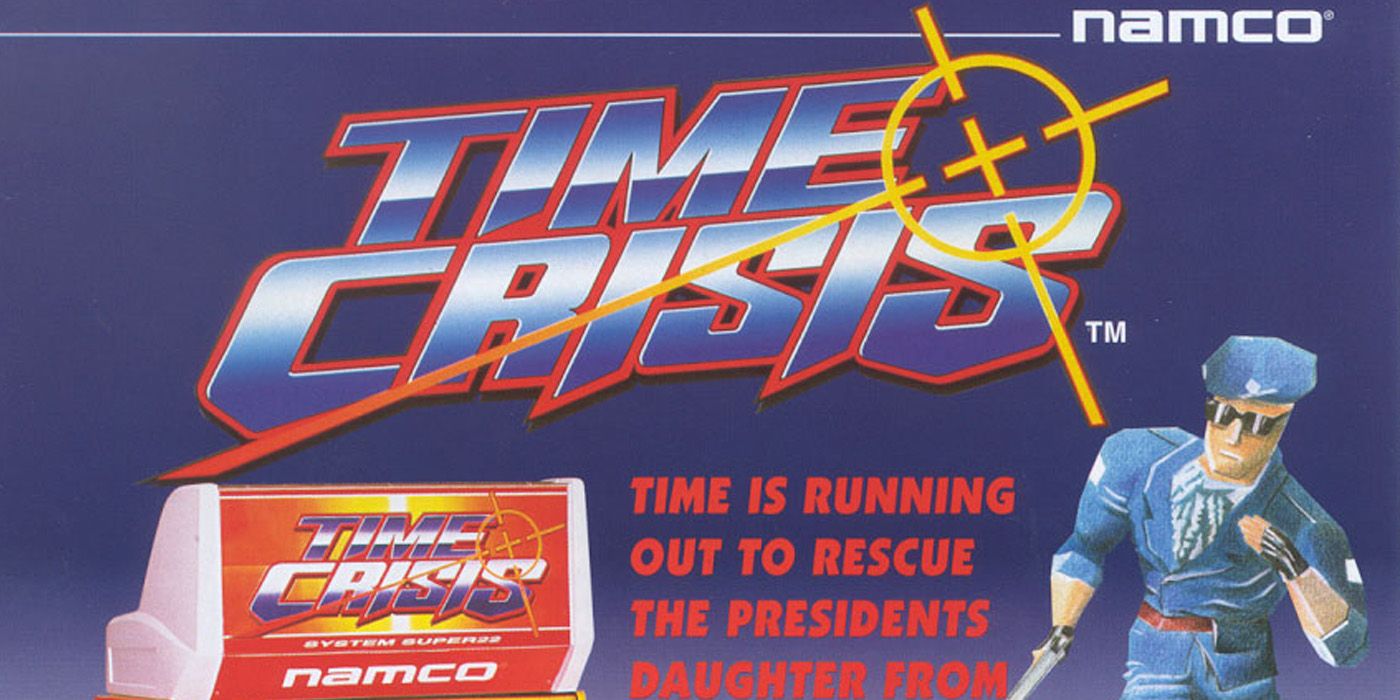 Time Crisis arcade advertisement