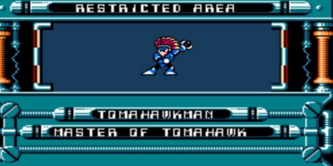 Tomahawk Man Mega Man 6 Select Screen