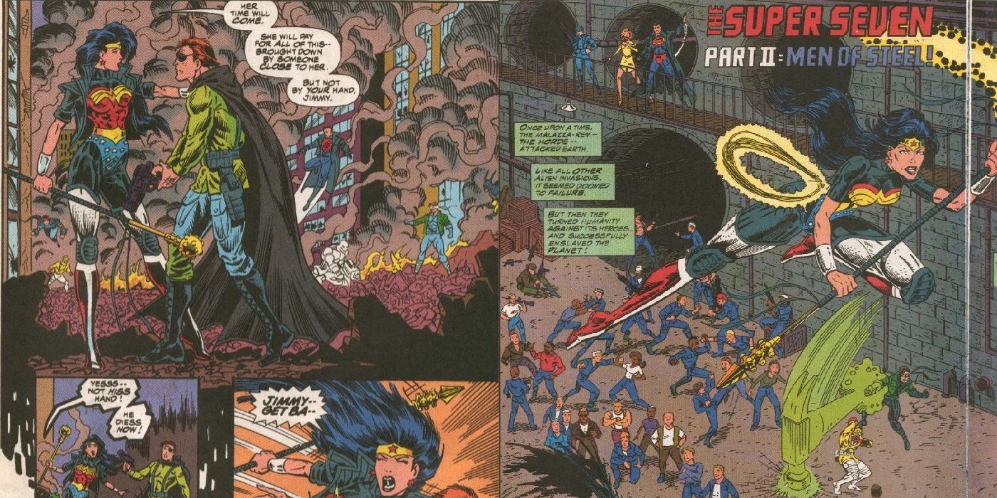 Wonder Woman in Superboy Annual issue number four