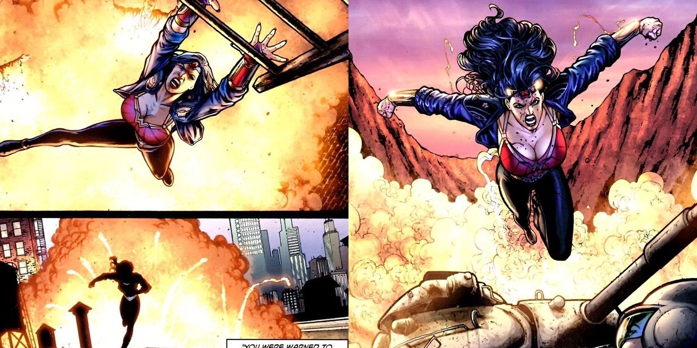Wonder Woman's pants and jacket costume from the Odyssey storyline in issue 600