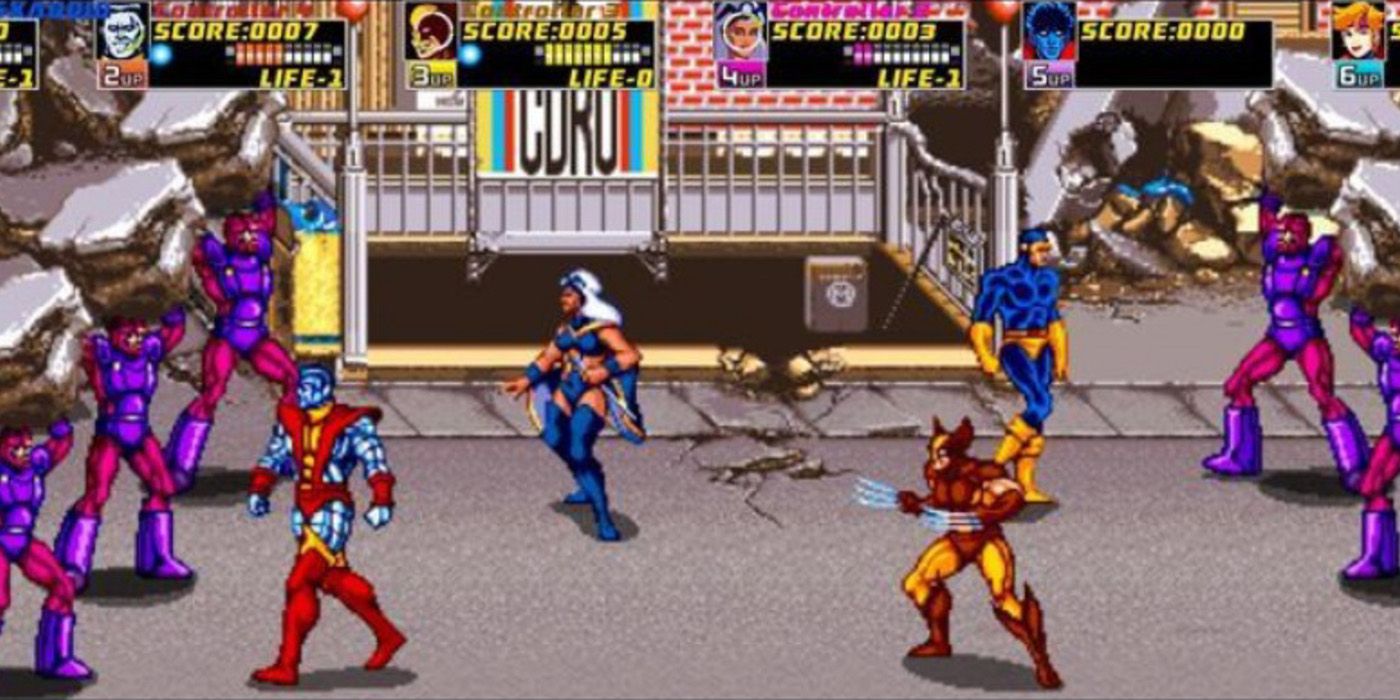 X-Men Arcade in game screenshot