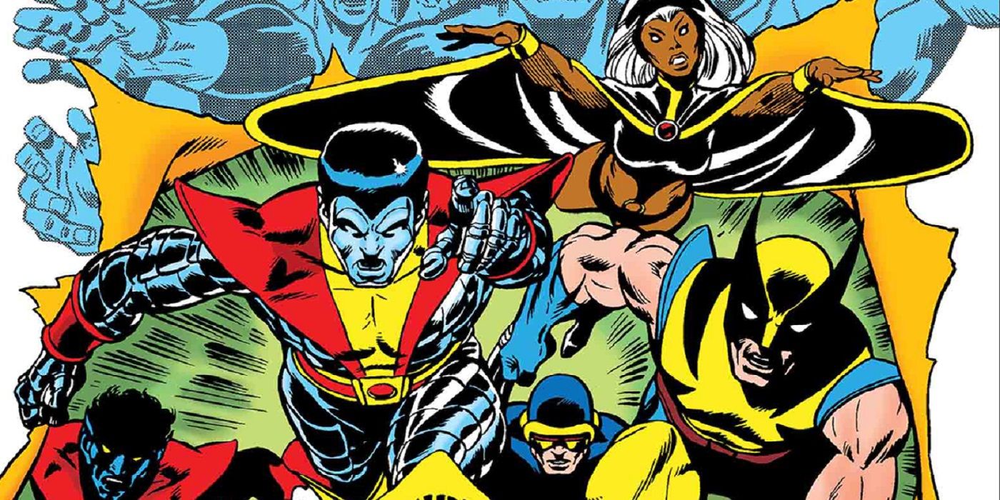 All-New-All-Different X-men Colossus, Nightcrawler, Cyclops, Wolverine, and Storm 