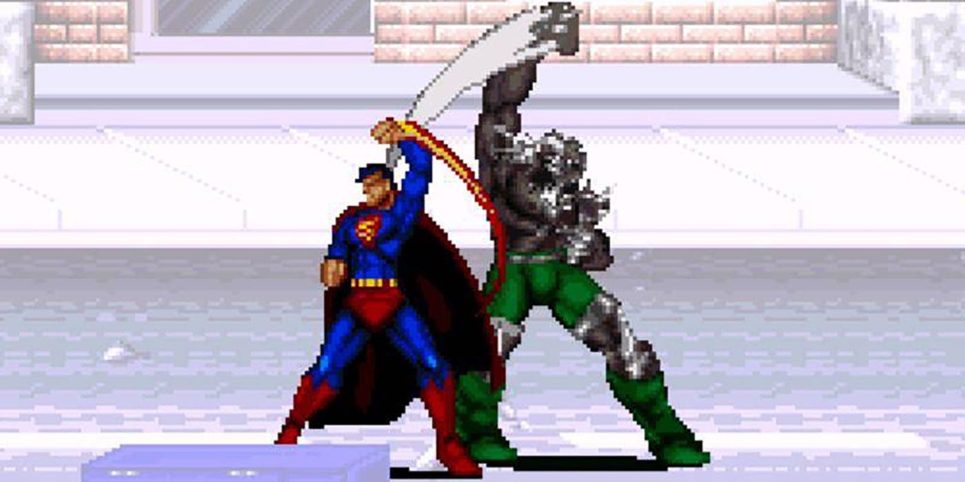 death and return of superman SNES
