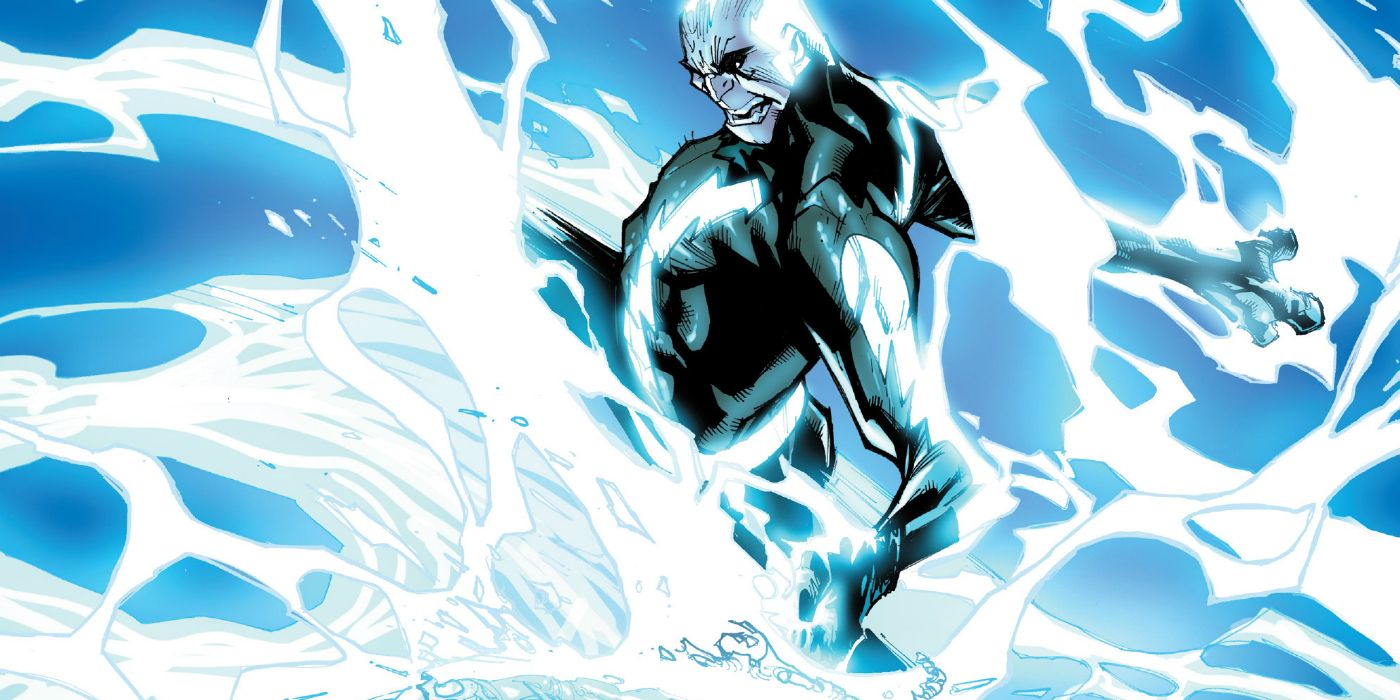 Electro using his deadly electrical powers