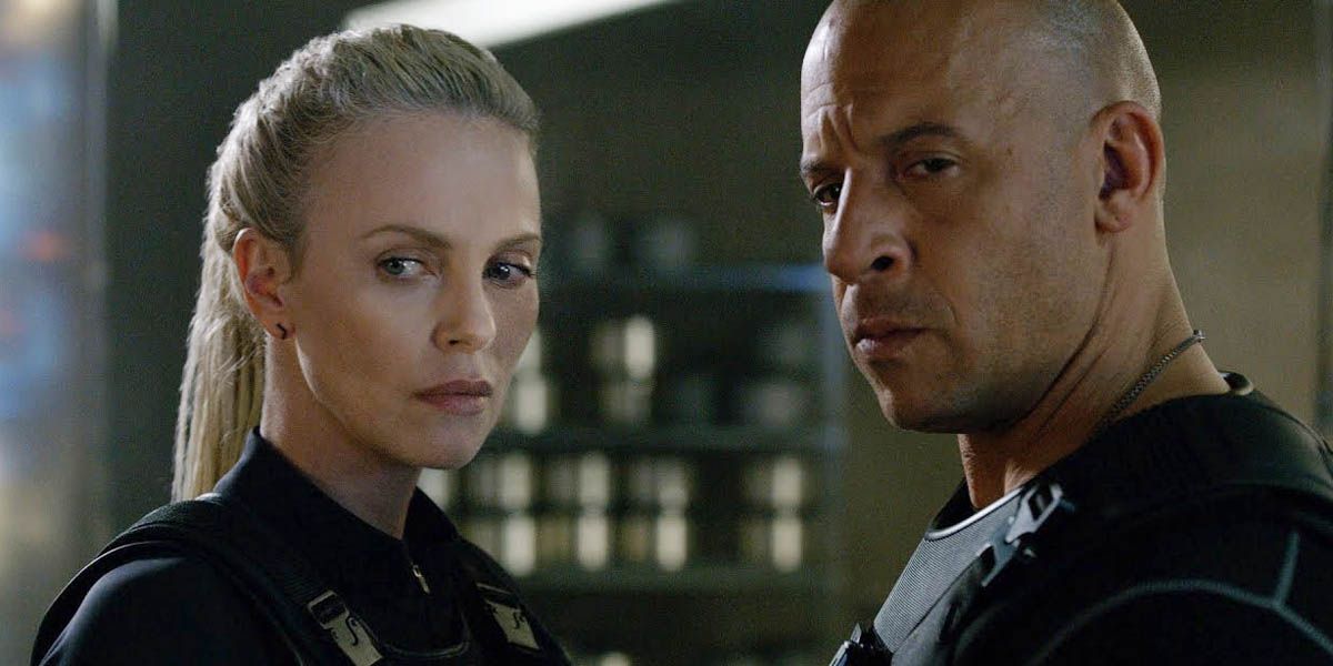 An image of Cipher and Dom in Fate of the Furious