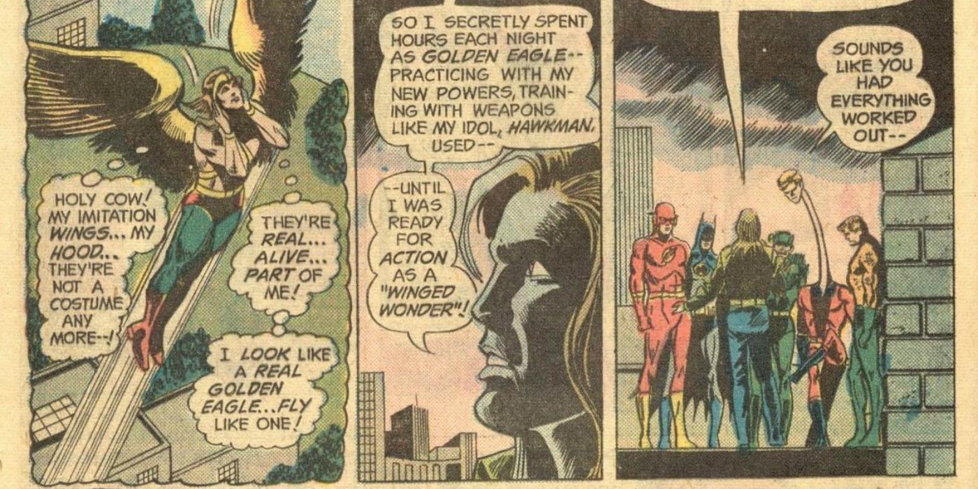 Golden Eagle describes change to Justice League
