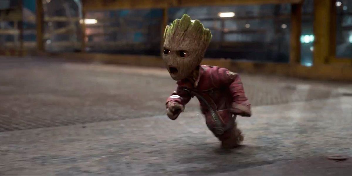 baby groot in guardians of the galaxy vol 2