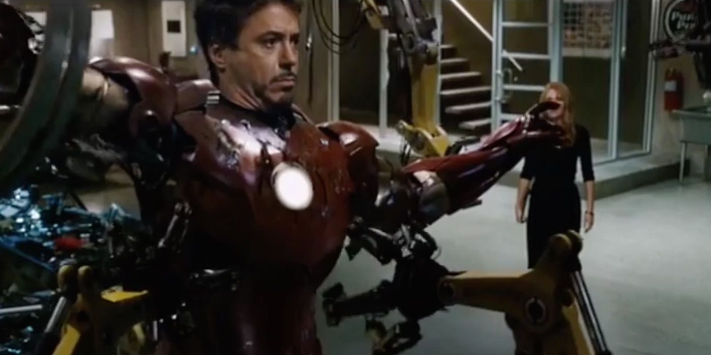 iron man caught by pepper