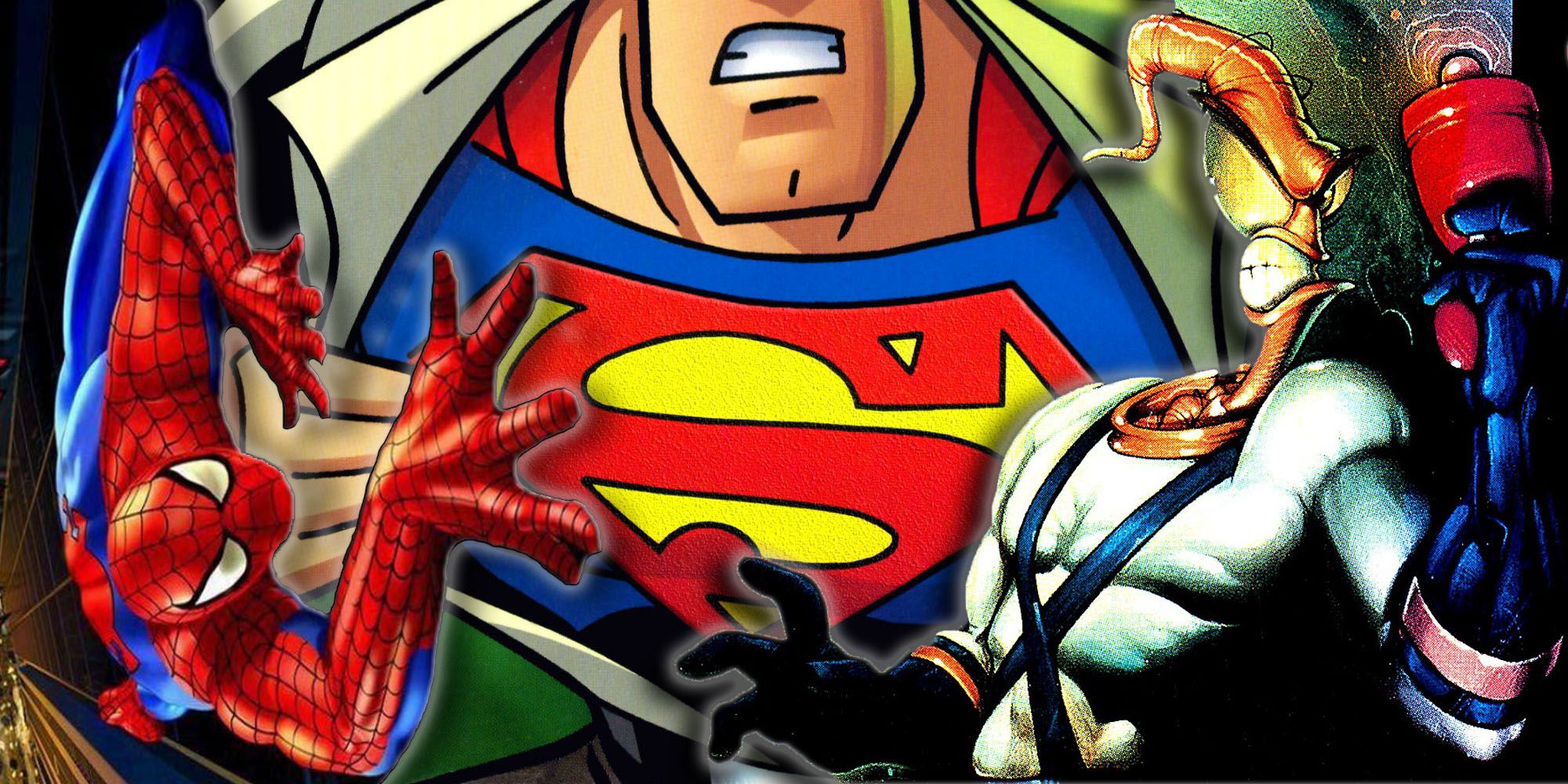 n64 earthworm jim superman spider-man
