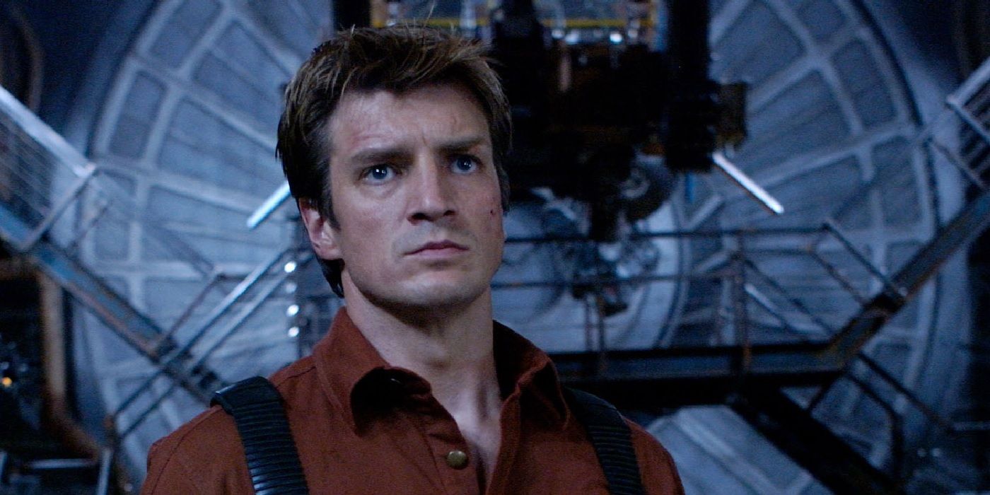 Nathan Fillion as Malcolm Reynolds in &quot;Firefly&quot;