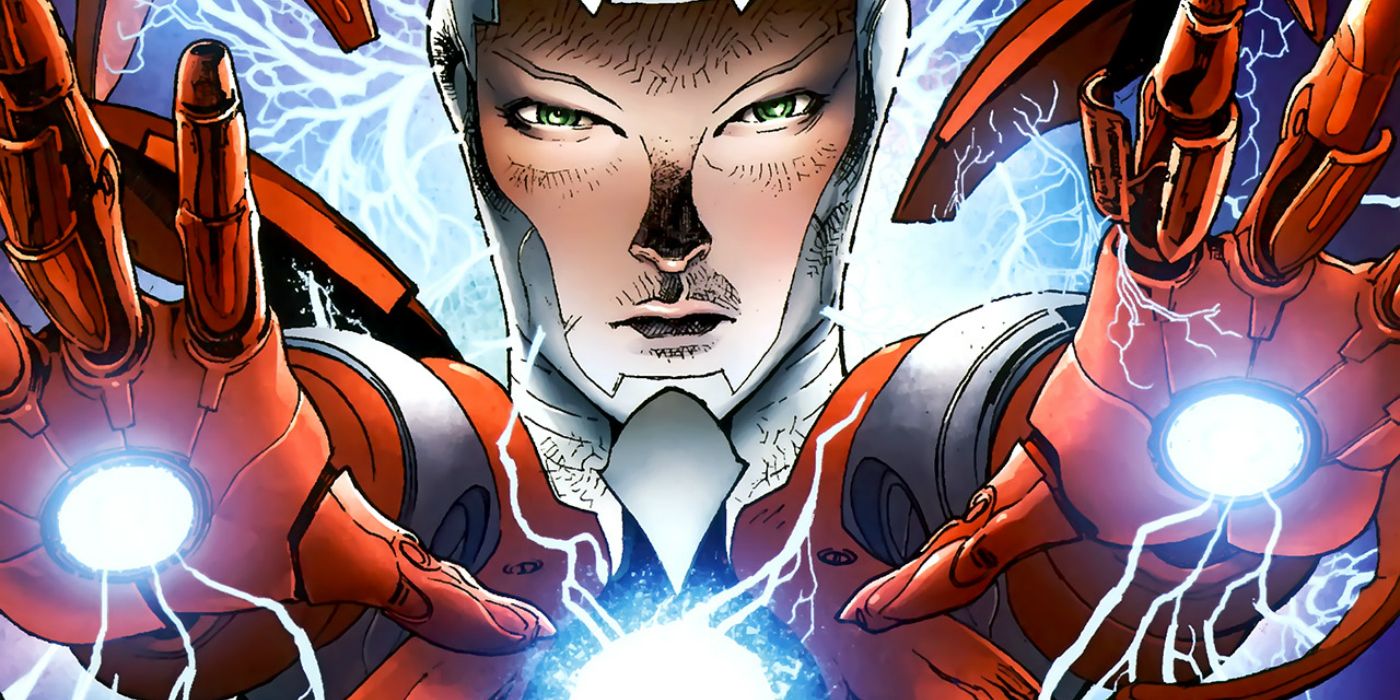 Marvel Comics' Pepper Potts in her Rescue armor