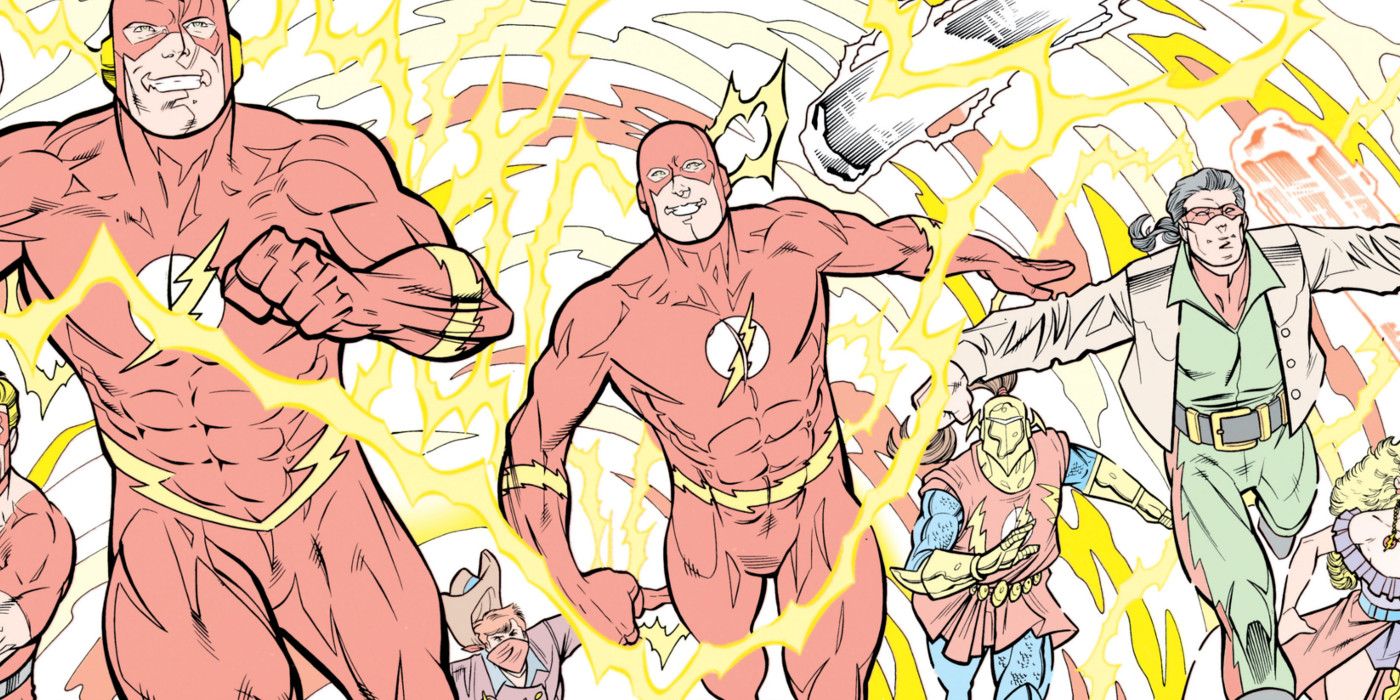 the flash speed force barry allen wally west