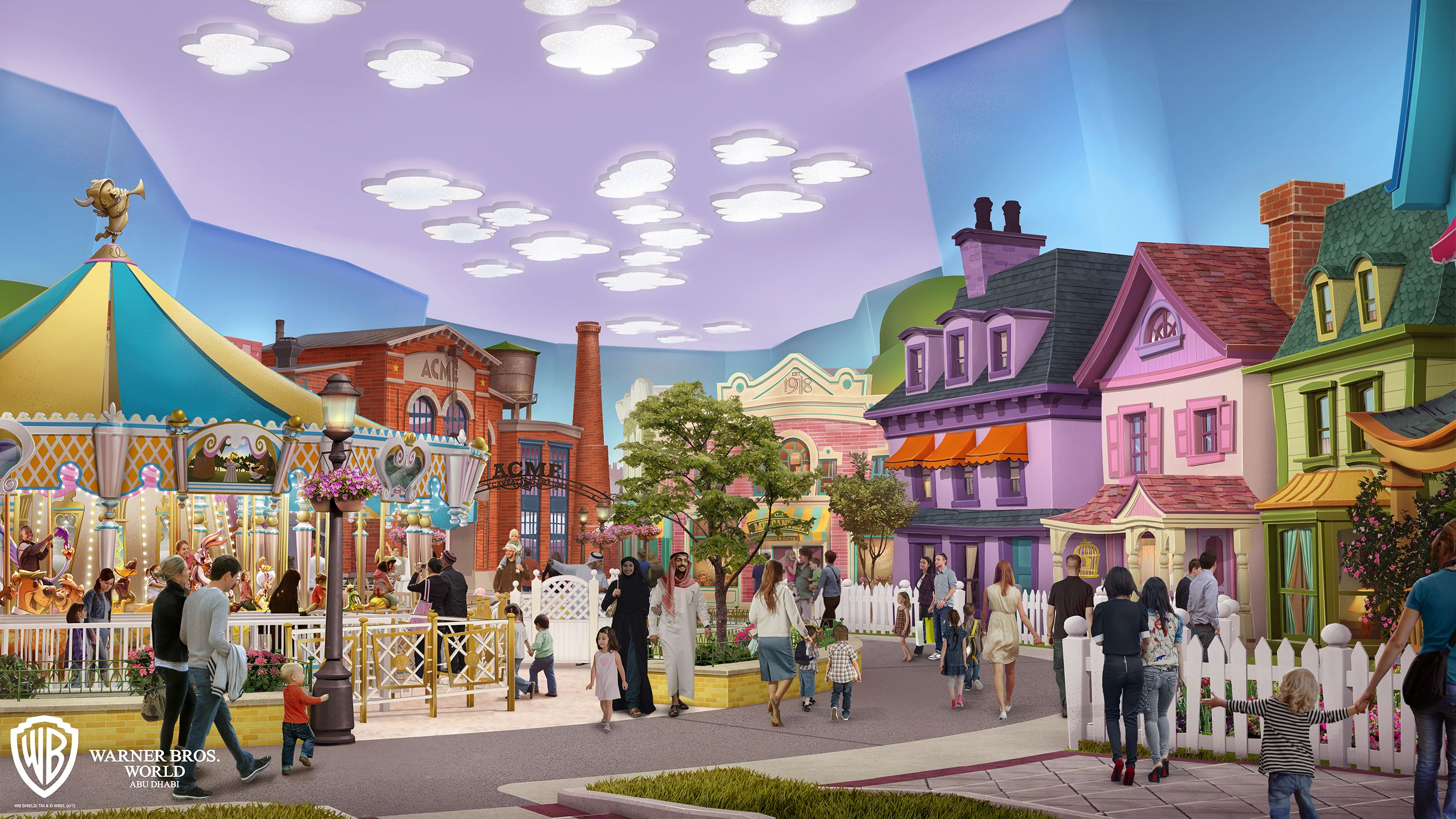 Warner Bros. Theme Park Unveils Its Gotham and Metropolis