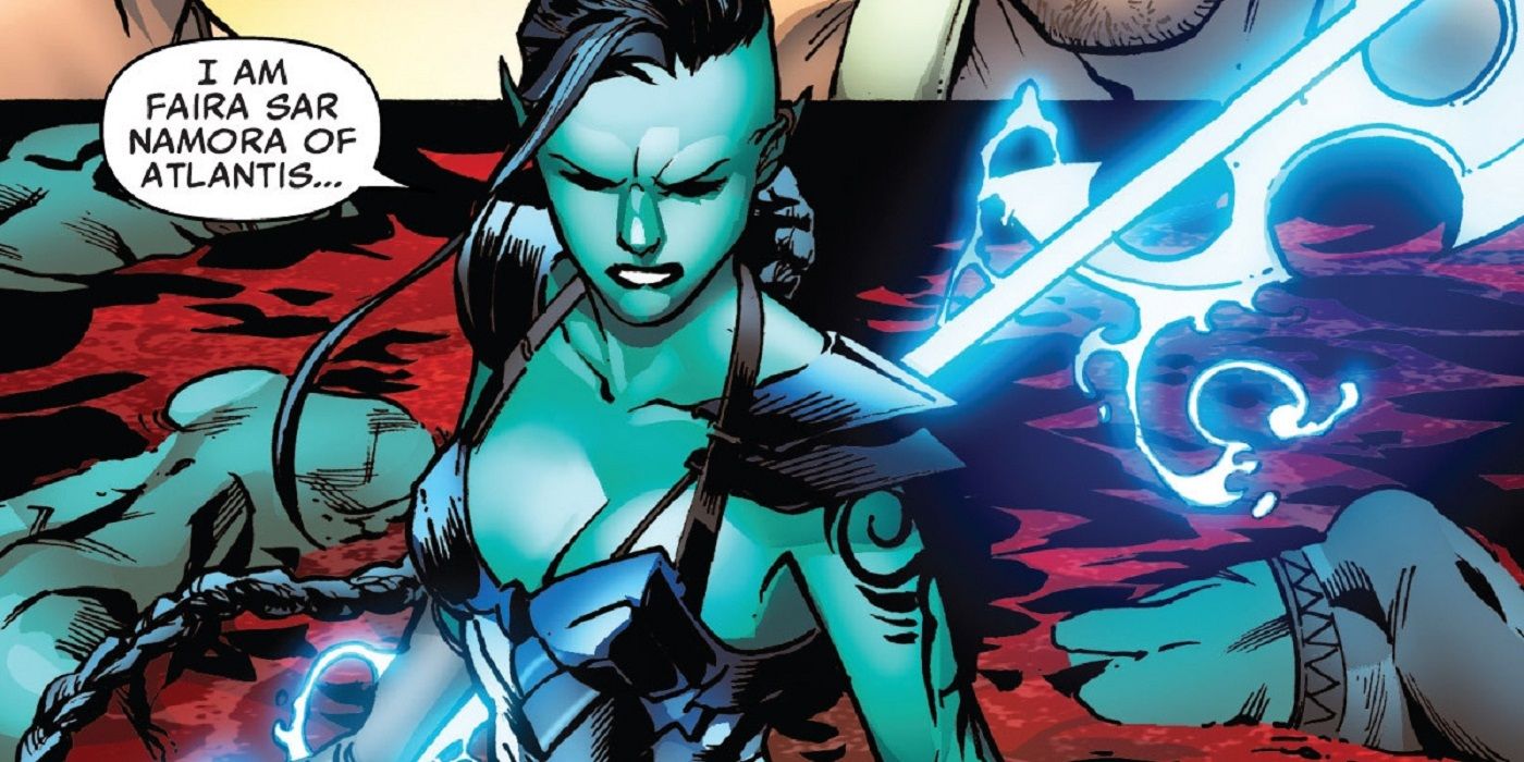 Namora Of The New Warriors in Marvel Comics