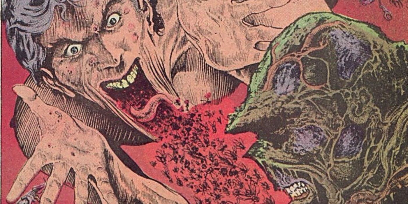 Swamp Thing and Anton Arcane in DC Comics