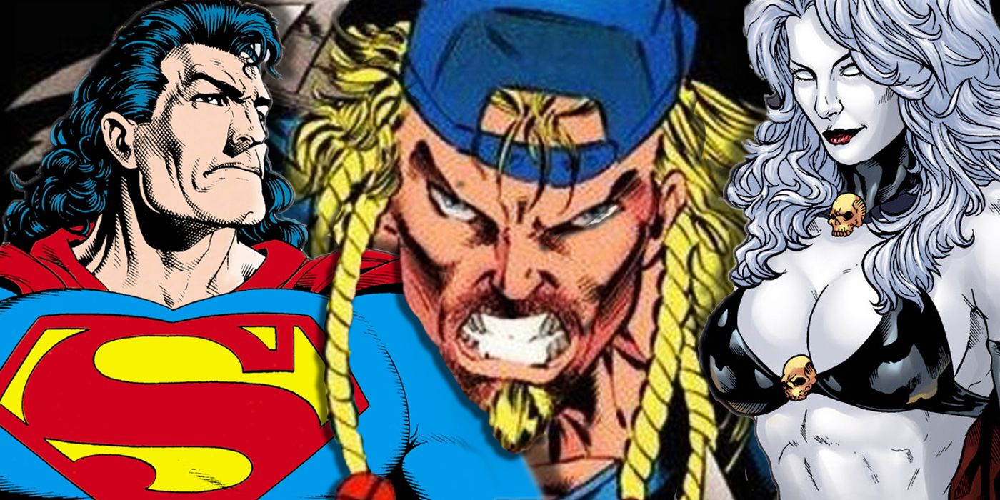 90s cover superman x-treme lady death