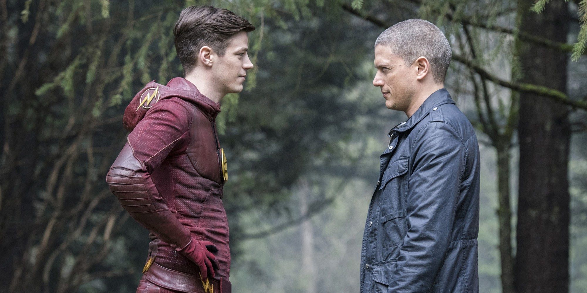 Barry Allen and Leonard Snart in The Flash