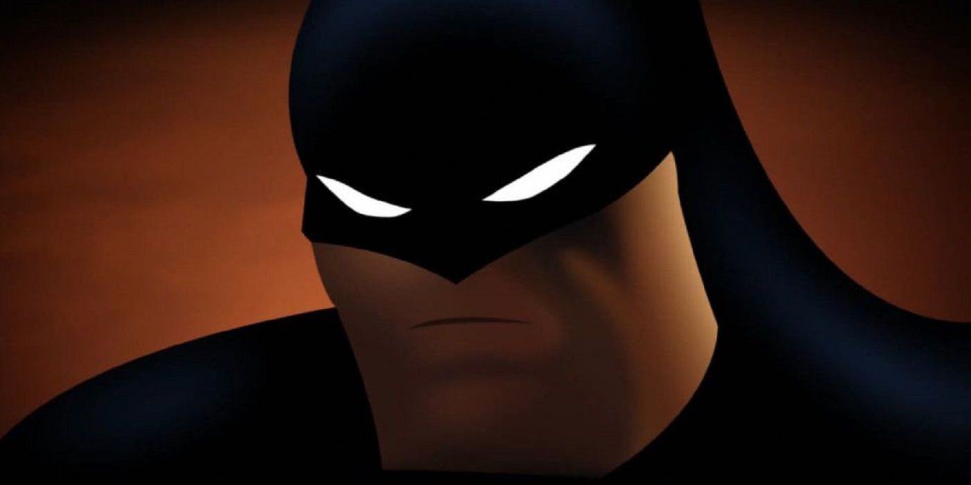Batman in shadows during opening of Animated Series