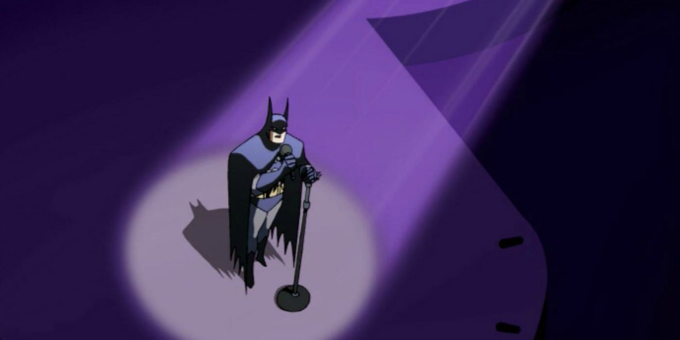 Batman singing "Am I Blue?" in Justice League Unlimited