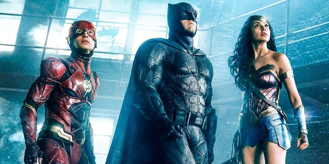 DCEU Flash with Batman and Wonder Woman