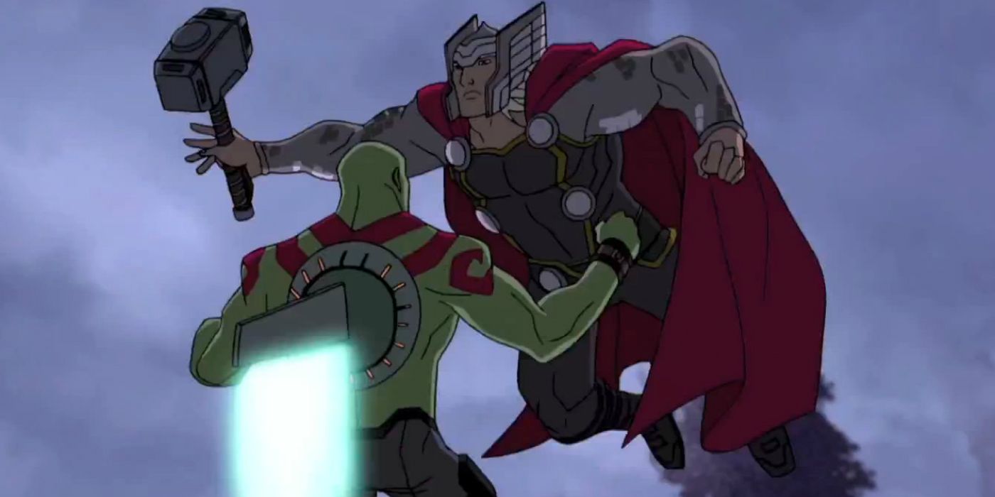 Drax and Thor Avengers Assemble