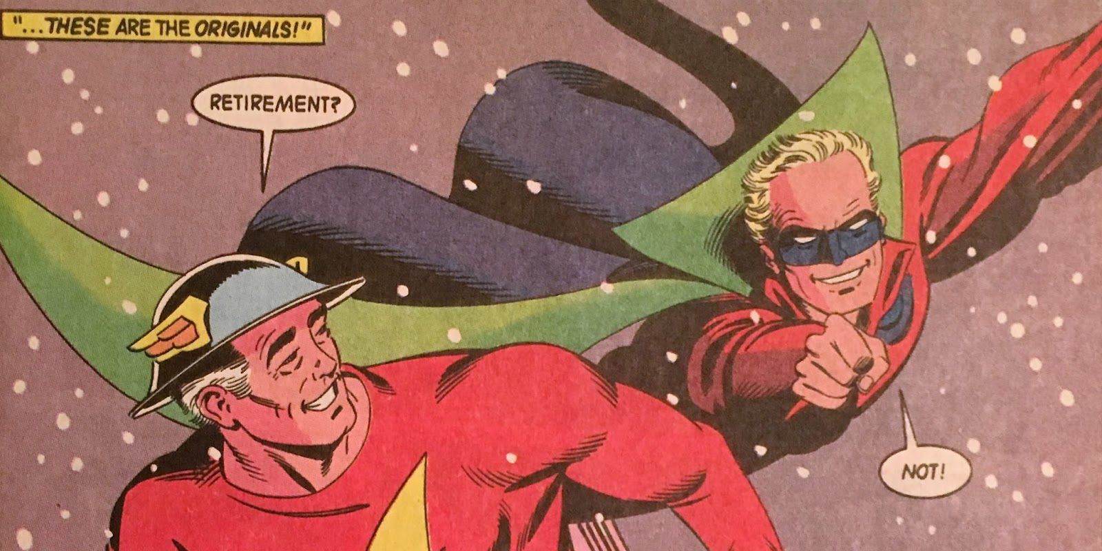 Jay Garrick and Alan Scott in DC Comics