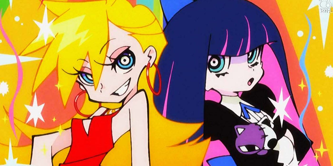 The strange protagonists of Panty & Stocking.
