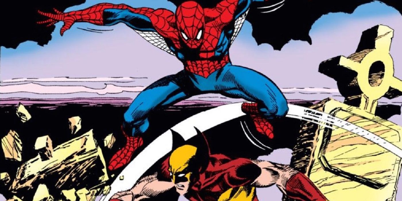Spider-Man Evades Wolverine's Attack