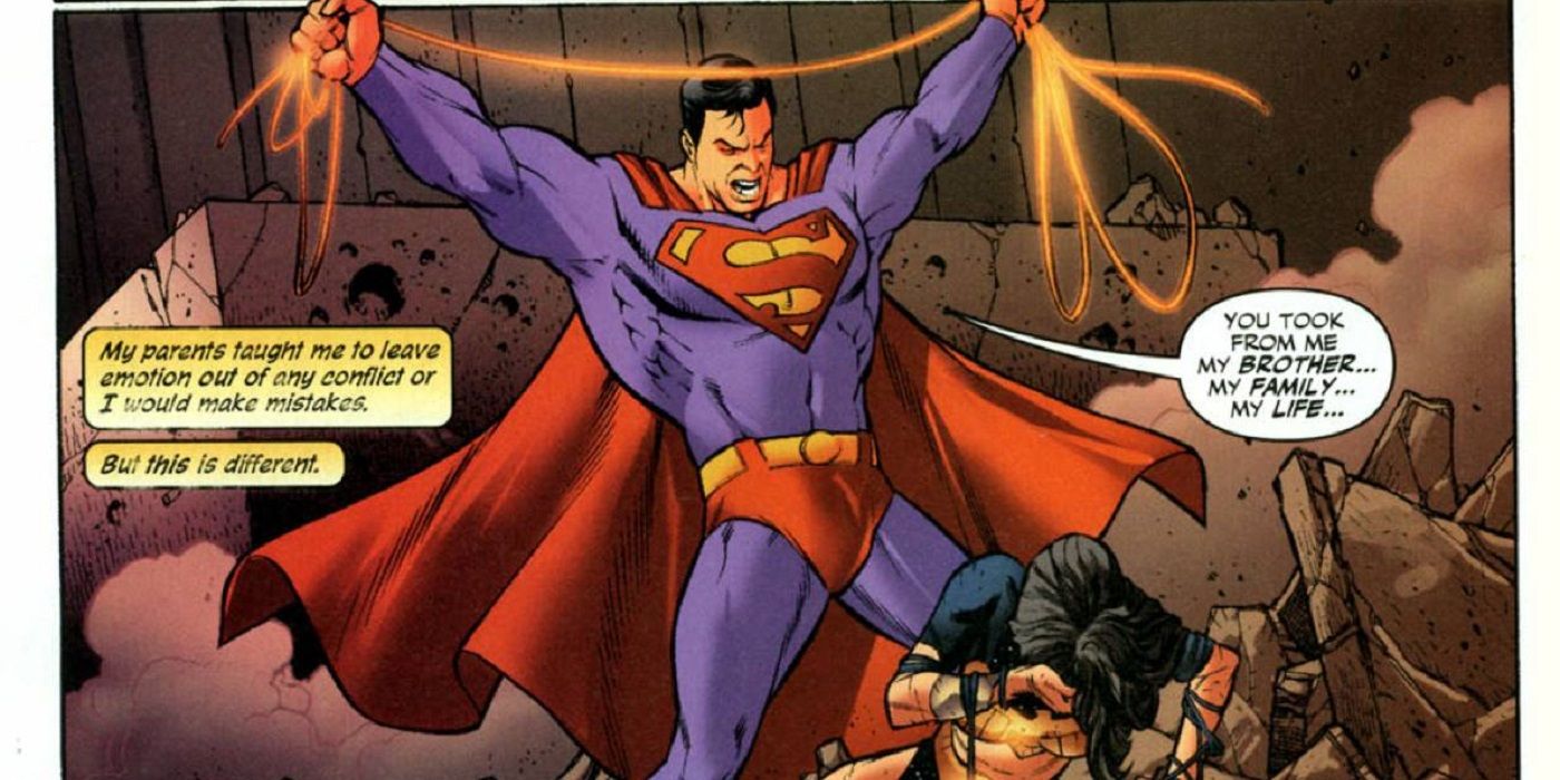Superman kills Wonder Woman with her lasso truth