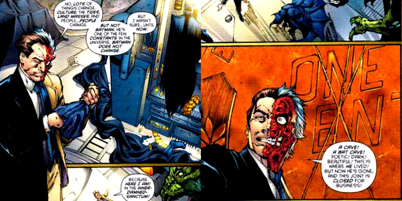 Two-Face-Breaks-into-the-Batcave