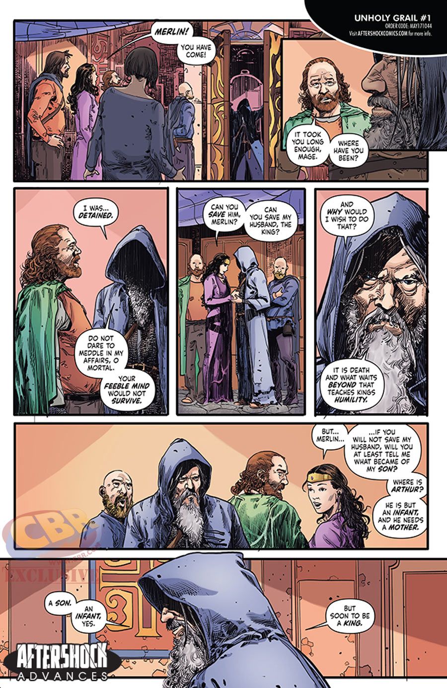 EXCLUSIVE PREVIEW Unholy Grail 1 by Cullen Bunn & Mirko Colak