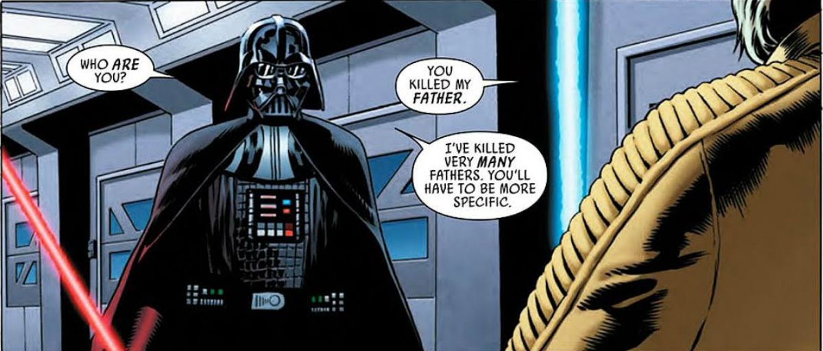 Vader and Luke comic