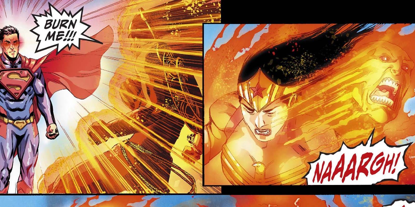 Wonder-Woman-fire-Superman-heat-vision Martian Manhunter