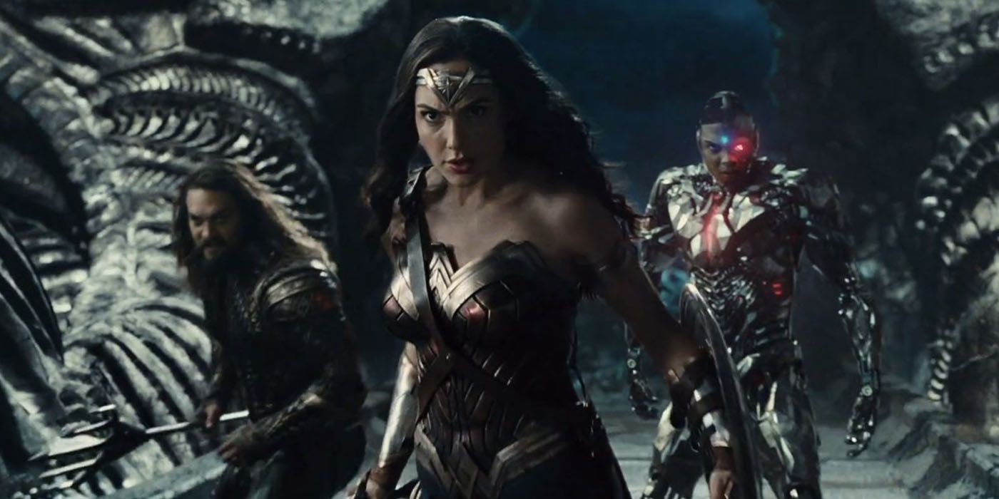Wonder Woman with Aquaman and Cyborg