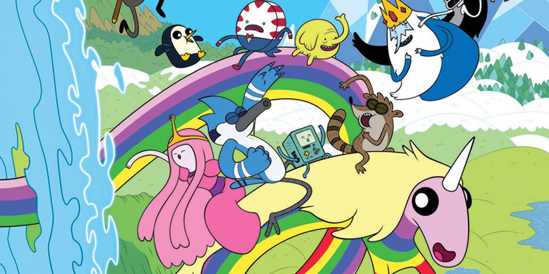 Adventure Time and Regular Show Crossover Comic Announced