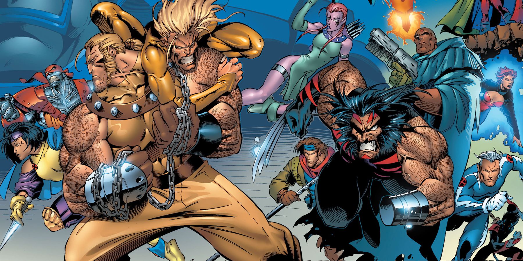 Wolverine leads the new X-Men in Age of Apocalypse