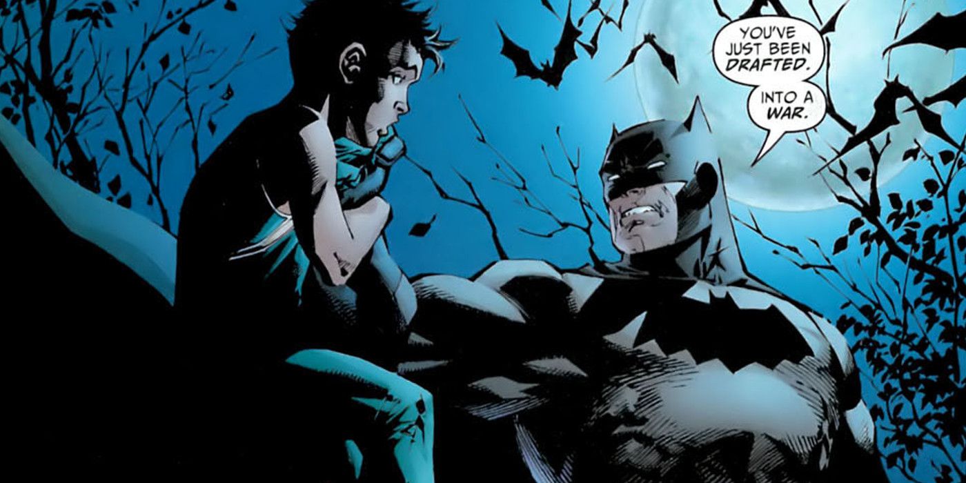 Frank Miller's Batman traumatizes a young Dick Grayson in DC Comics
