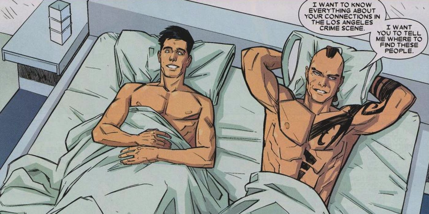 Daken in bed with Marcus Roston