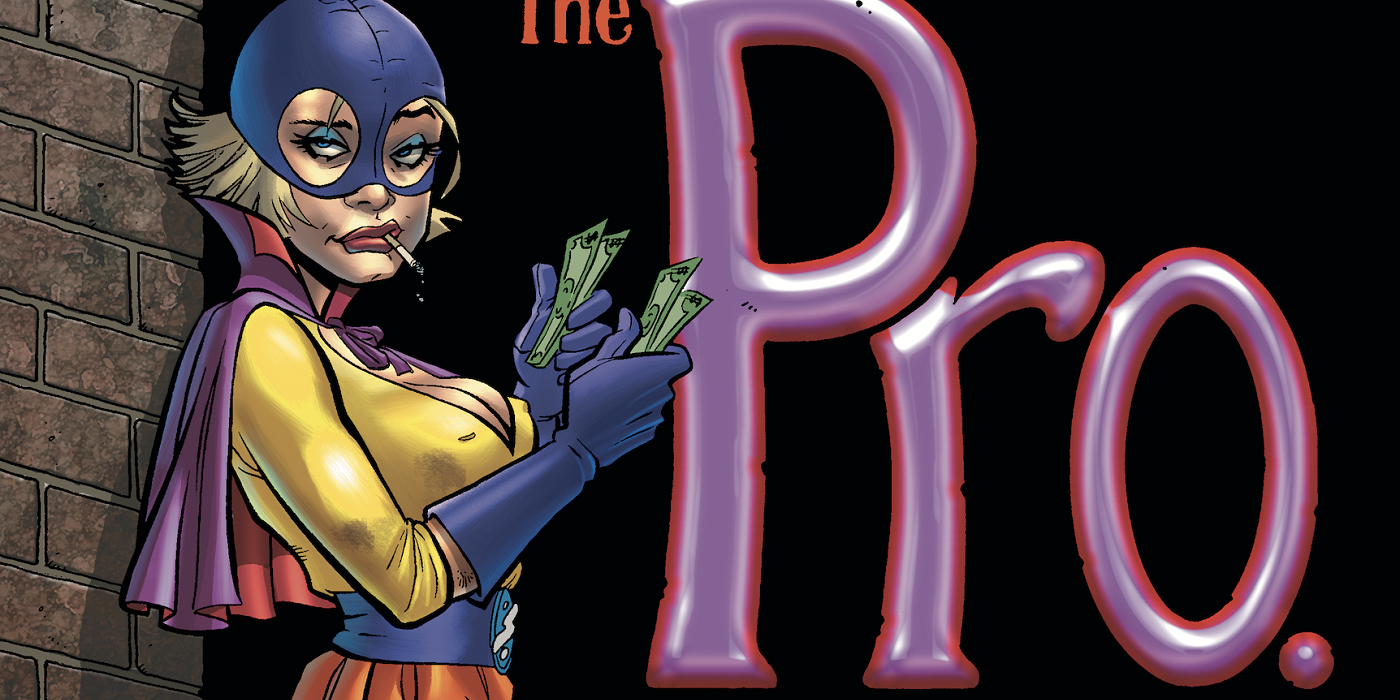 A cover image of Garth Ennis and Amanda Conner's The Pro