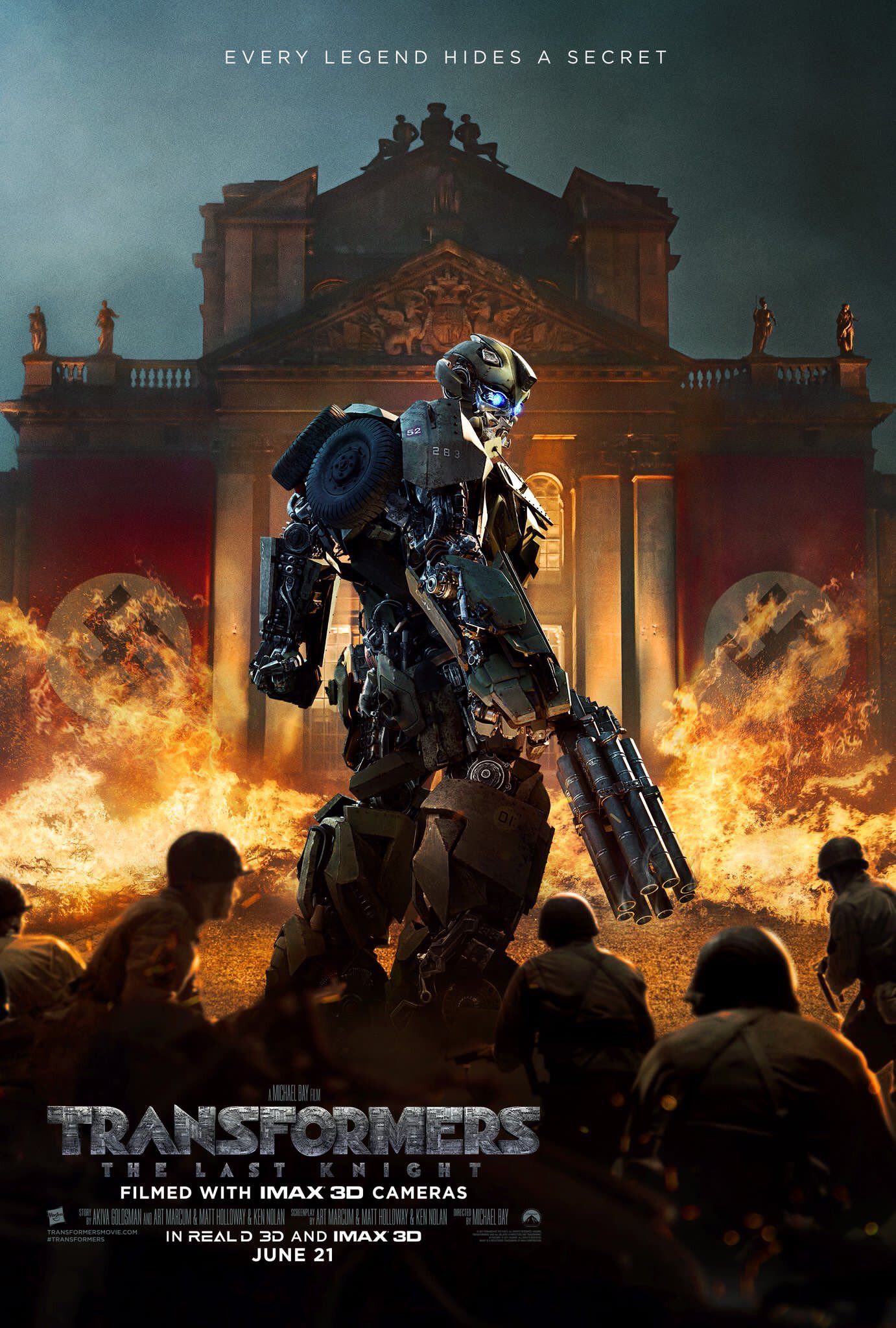 Transformers: The Last Knight Bumblebee poster