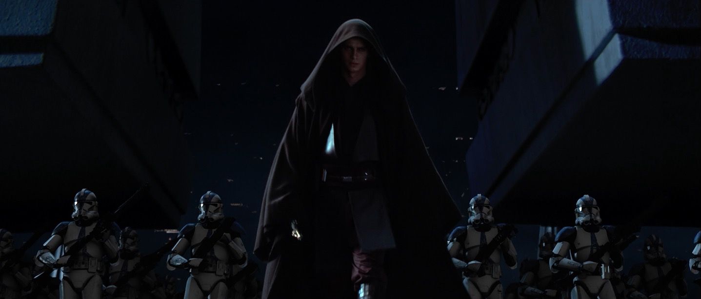 Anakin leads clone troopers in Revenge of the Sith