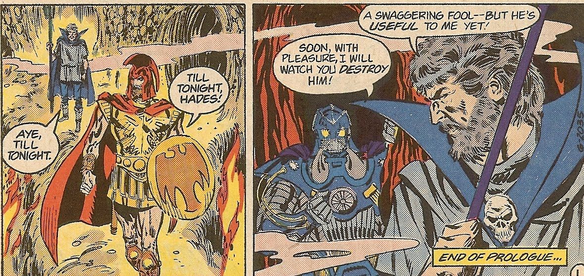 Anti-Monitor and Hades plot against Ares