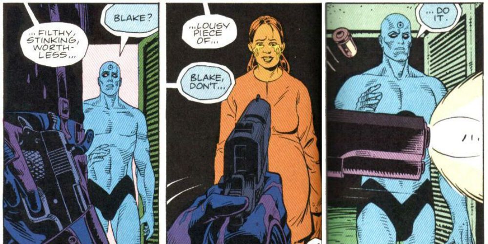 Comedian Kills Pregnant Woman in Watchmen