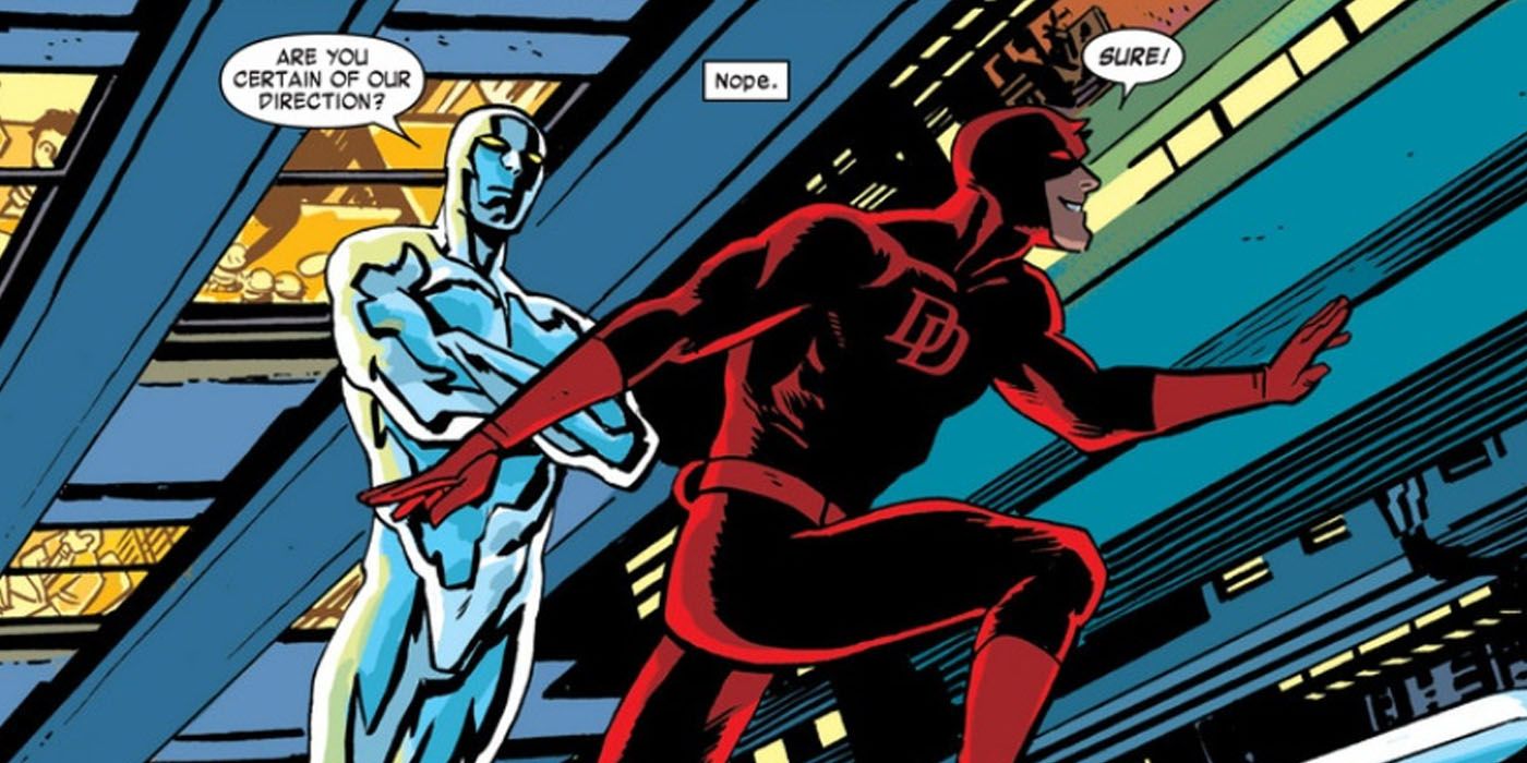 Daredevil and Silver Surfer