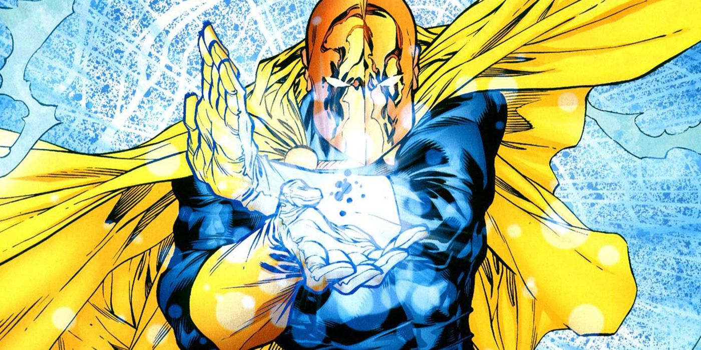 Doctor Fate casts a spell in DC Comics