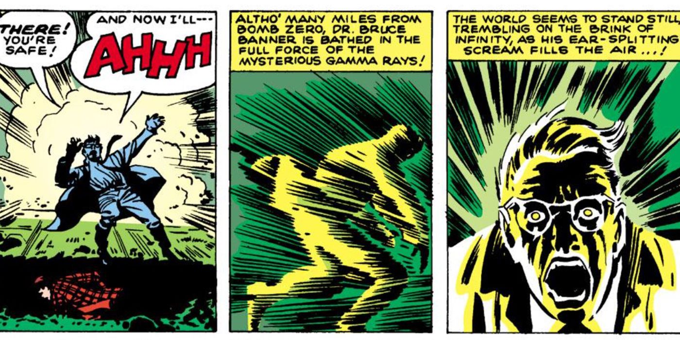 Hulk Origin Bruce Banner Gamma Radiation from Marvel Comics