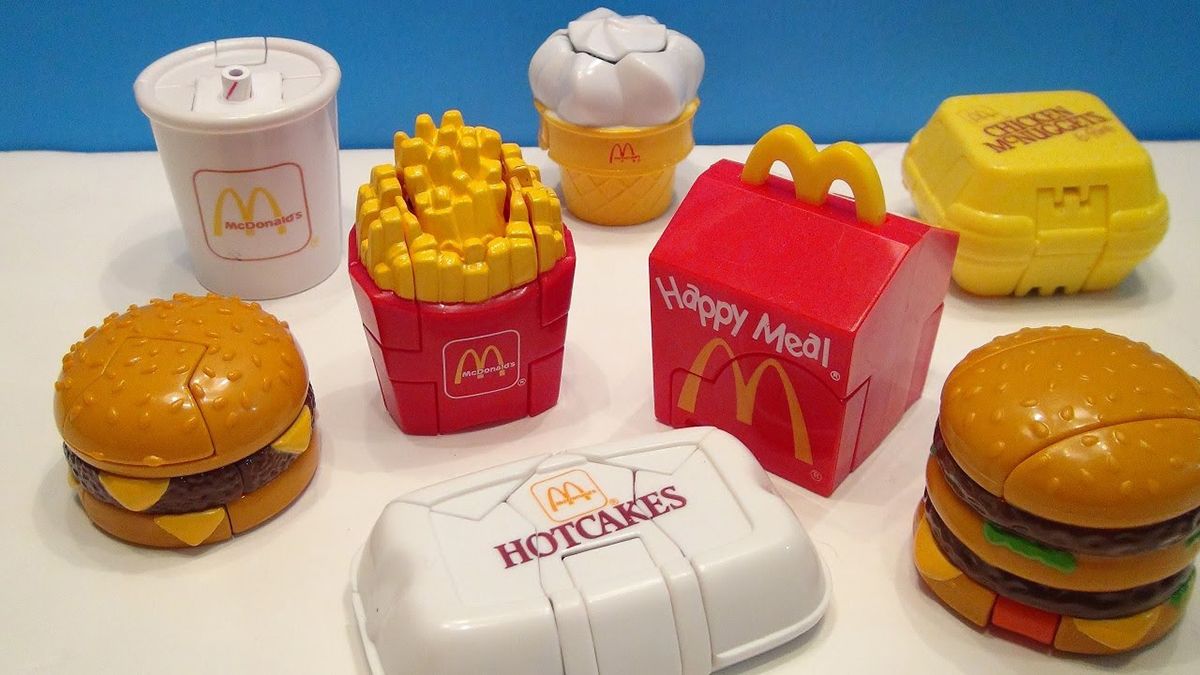 McDonald’s Food Changeables Toys